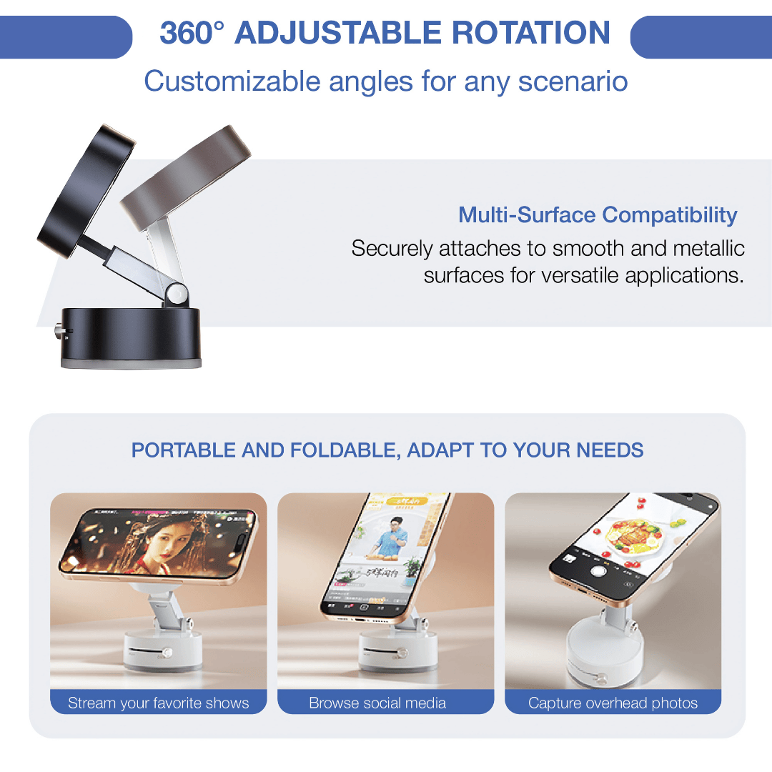 CarMag™ | 360 vacuum phone holder