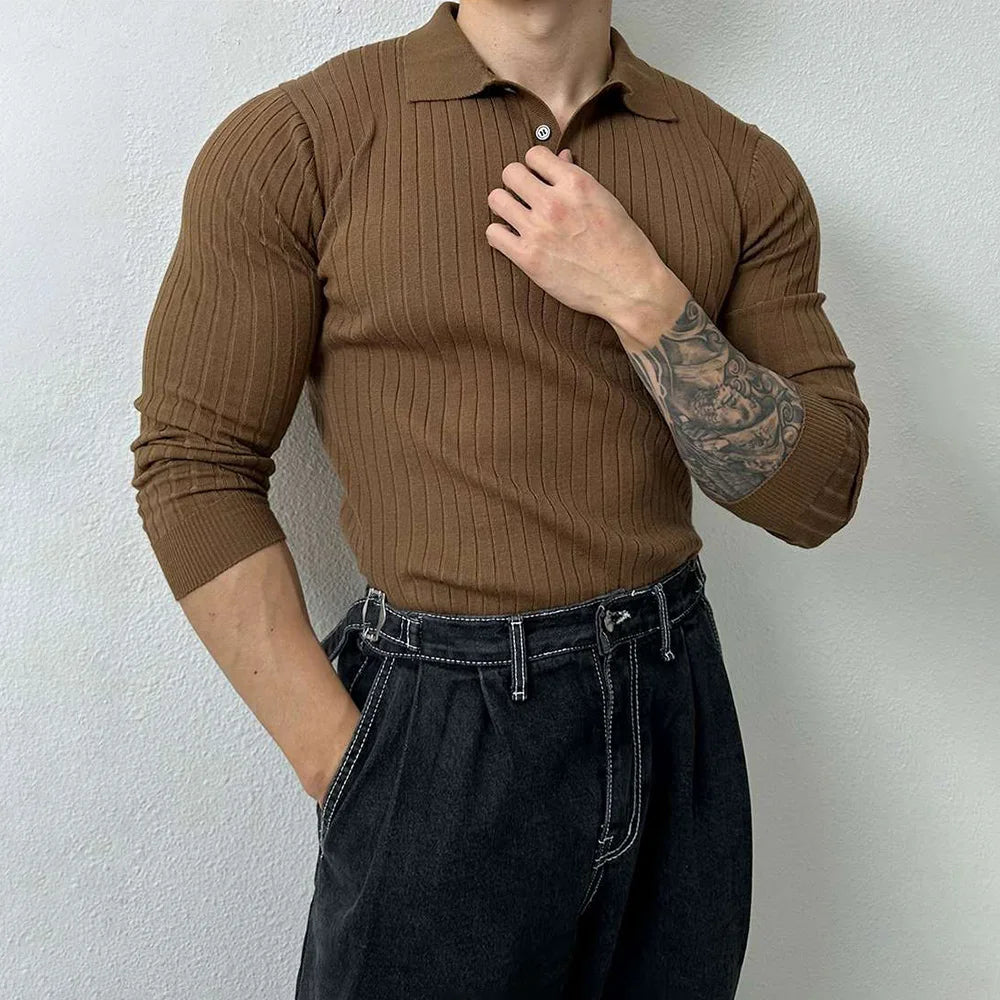 CHRIS | MUSCLE FIT KNIT SWEATER