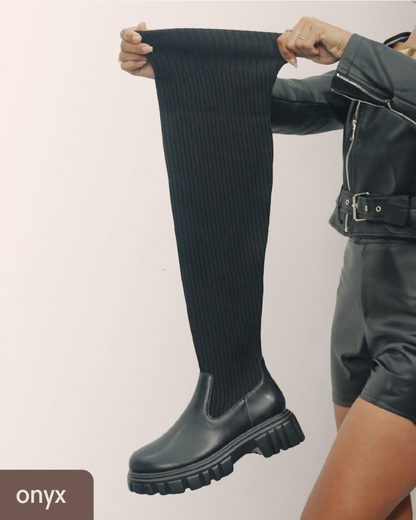 Josie™ | Thigh High Knit Boots