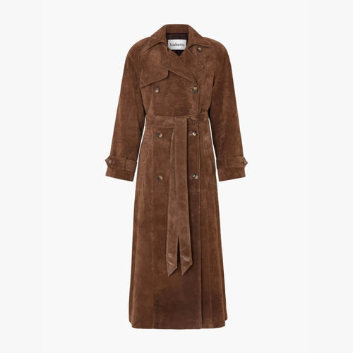 Heather™ | Suede Trench Coat