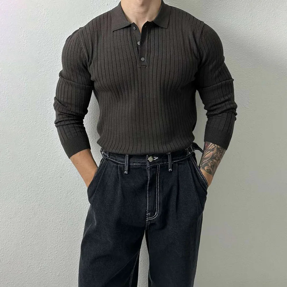 CHRIS | MUSCLE FIT KNIT SWEATER
