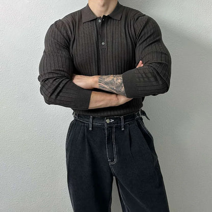 CHRIS | MUSCLE FIT KNIT SWEATER