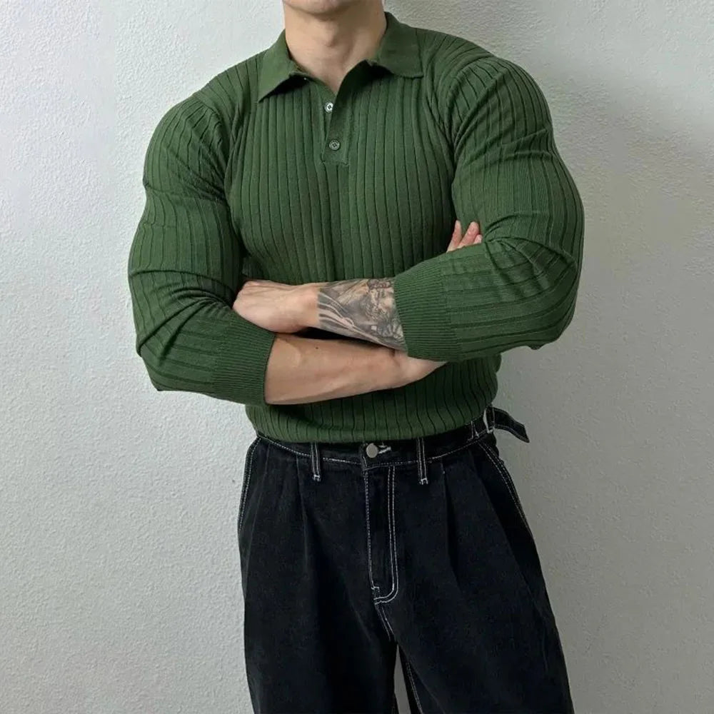 CHRIS | MUSCLE FIT KNIT SWEATER