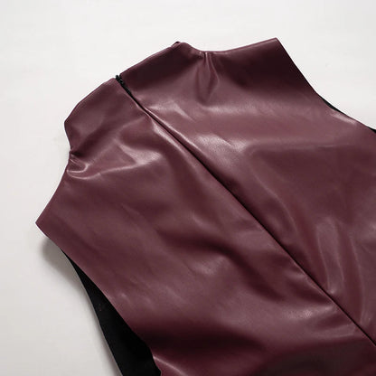 Effie™ | Faux leather top