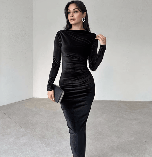 Sasha™ | Velvet Long Dress