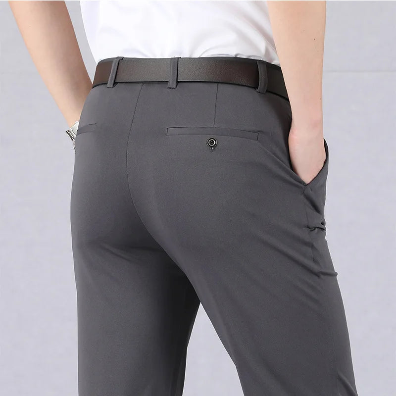 Novate | Wrinkle-Free Stretch Trousers