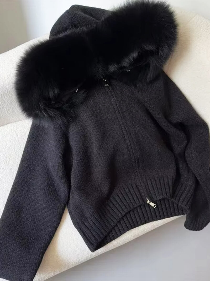 Roshni™  | Fur Hoodie